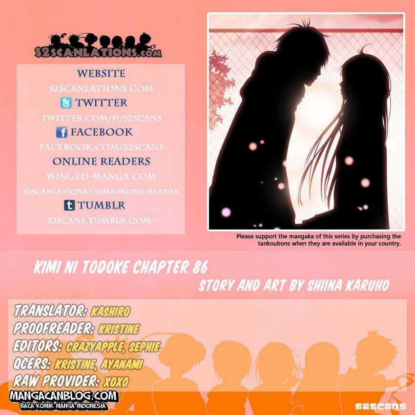 Kimi ni Todoke chapter 86